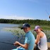 Kid fishing lake